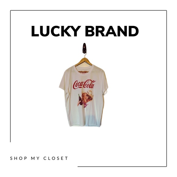 NWOT - Lucky Brand Coca Cola T-shirt - Picture 1 of 2